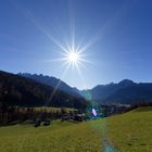 Sonniger Herbst in Toblach