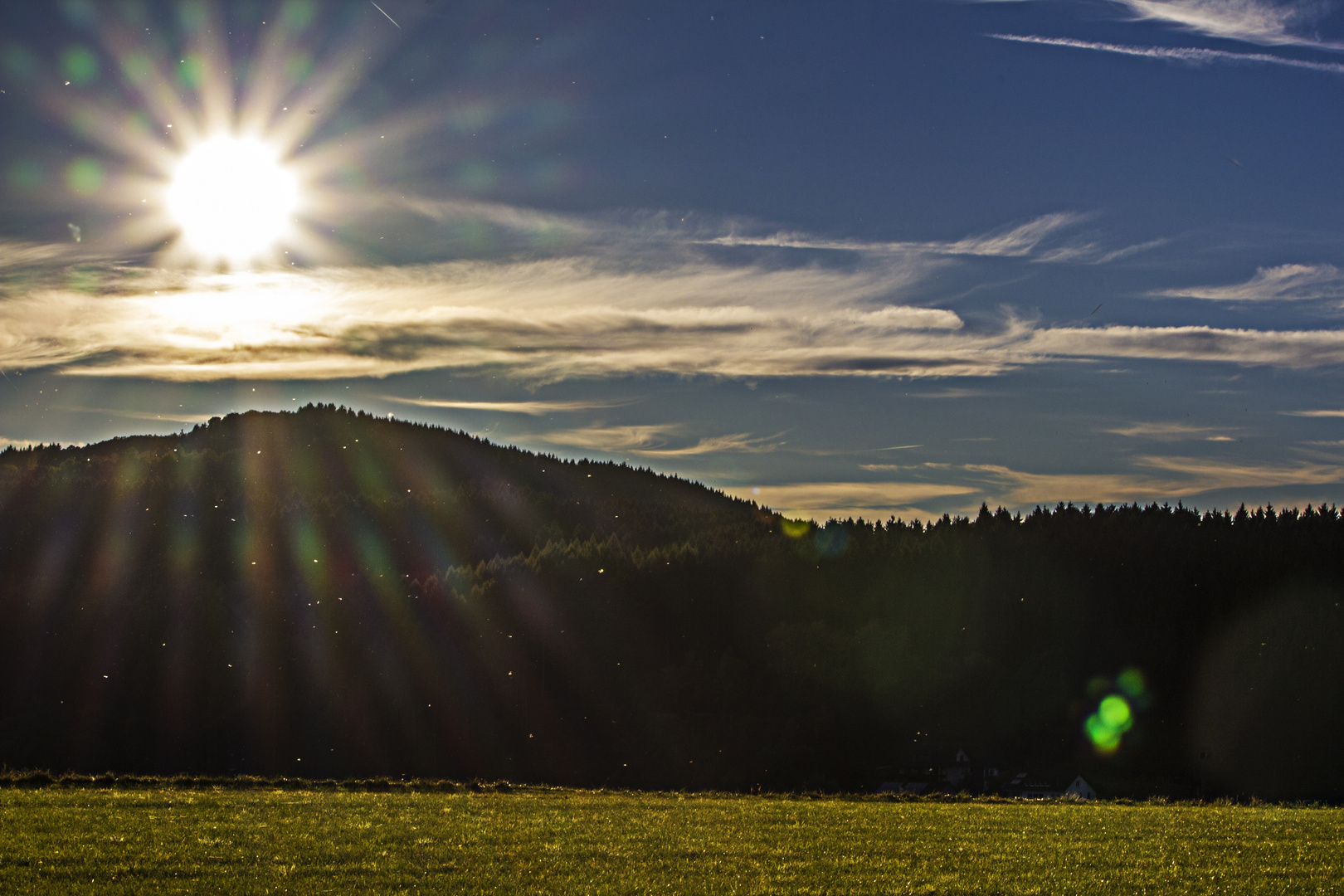 Sonniger Herbstabend