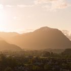 Sonniger Morgen in Norwegen