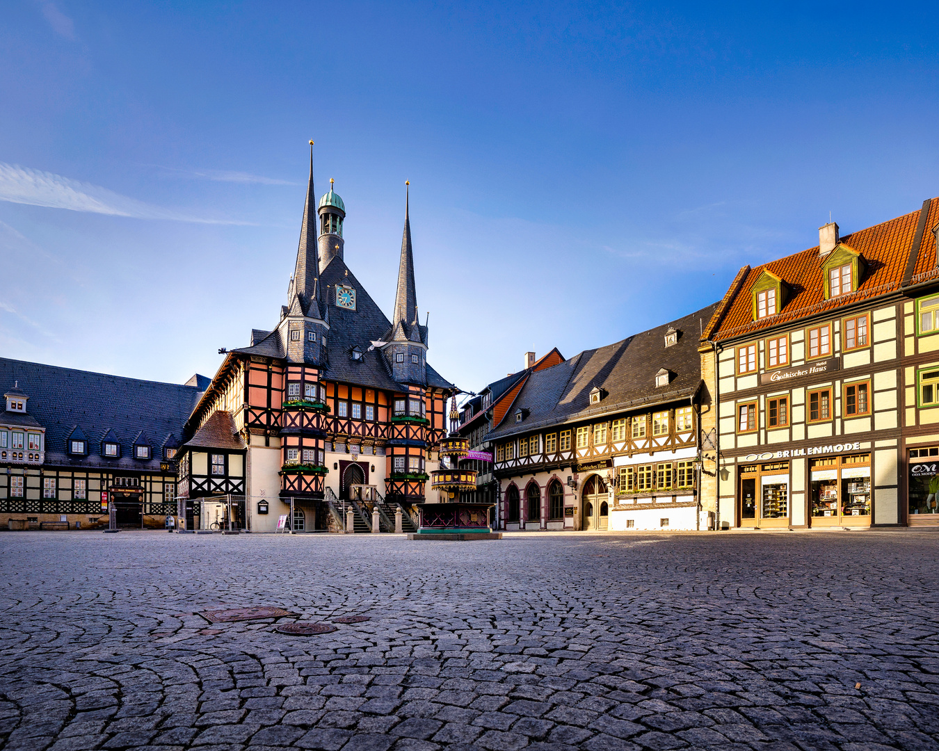 Sonniger Morgen in Wernigerode