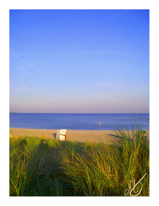 sonniger Oktober an der See