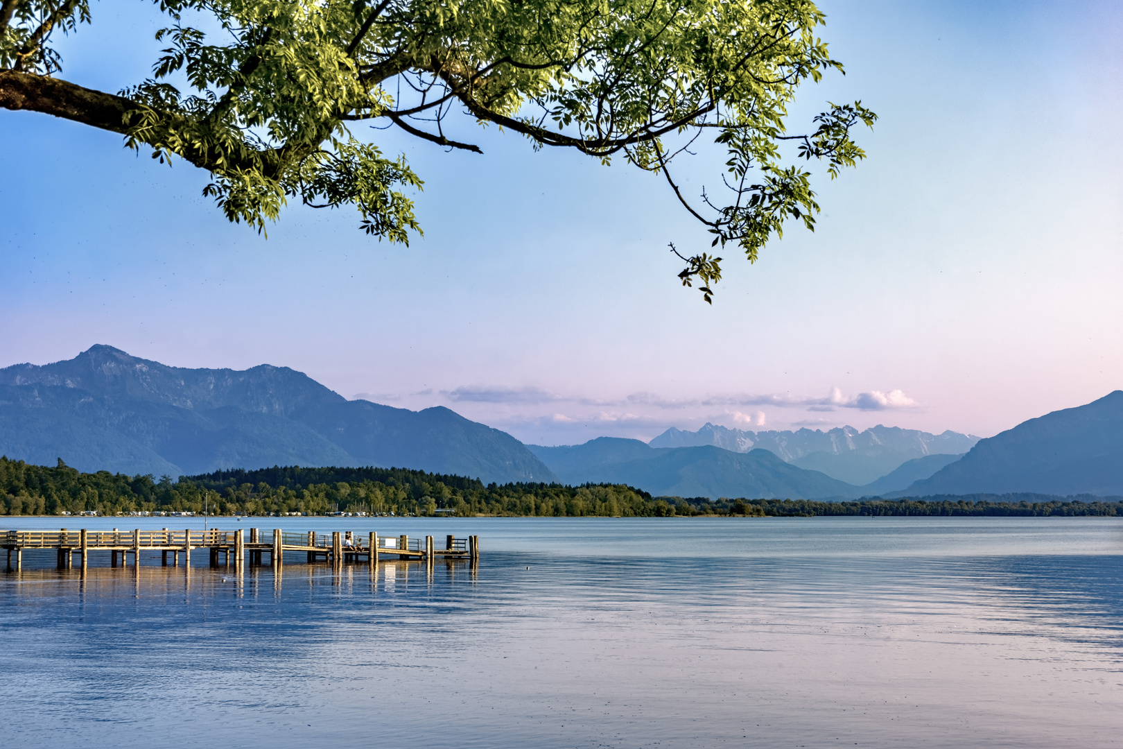 Sonniger Tag am Chiemsee