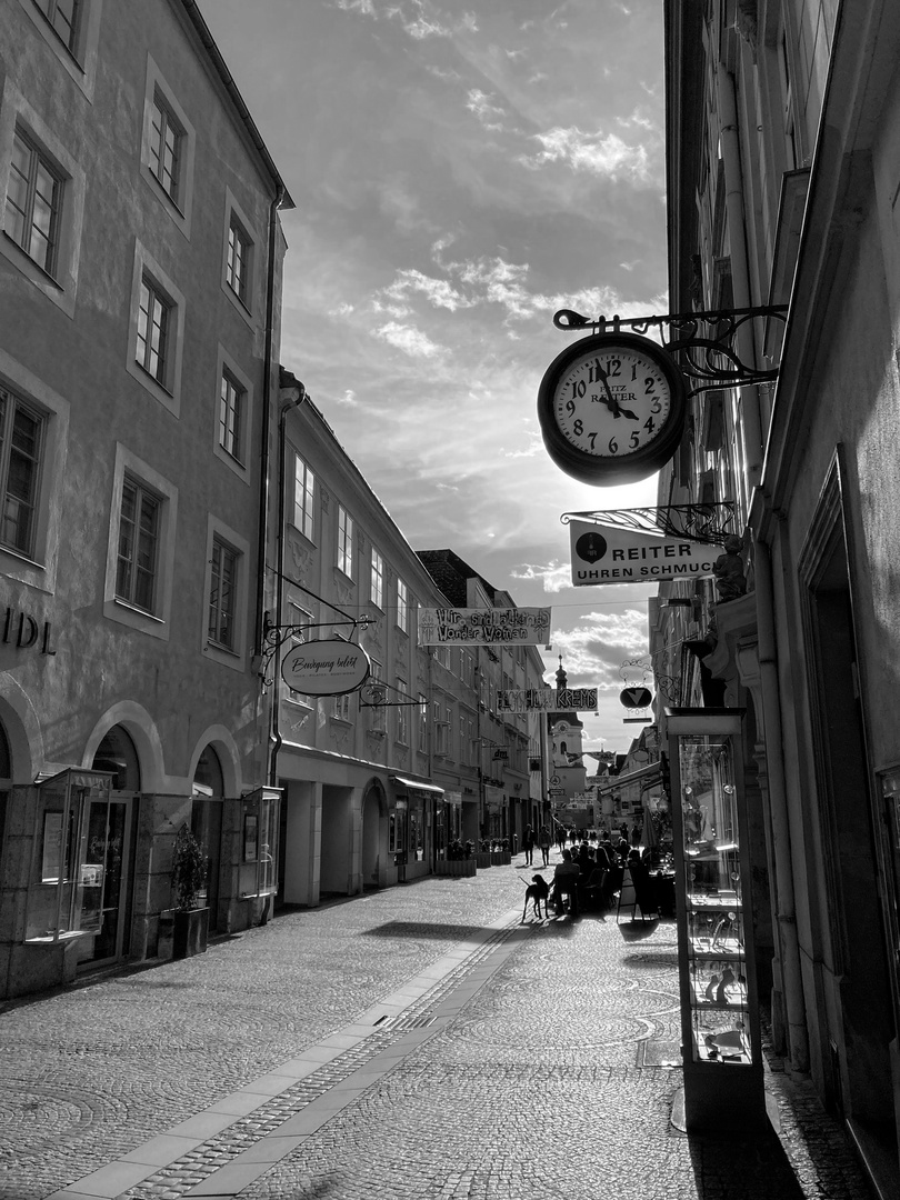 Sonniger Tag in Krems an der Donau, Österreich