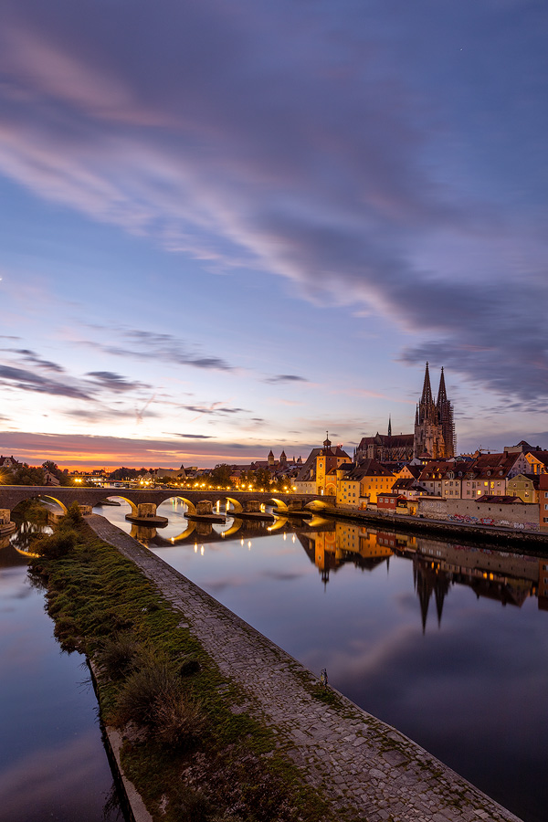 Sonnnenaufgang in Regensburg II