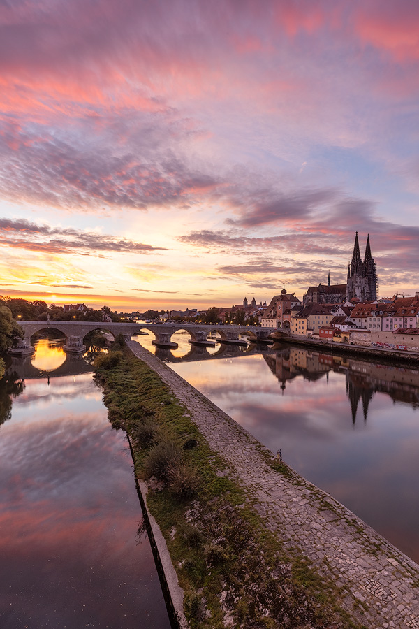 Sonnnenaufgang in Regensburg III