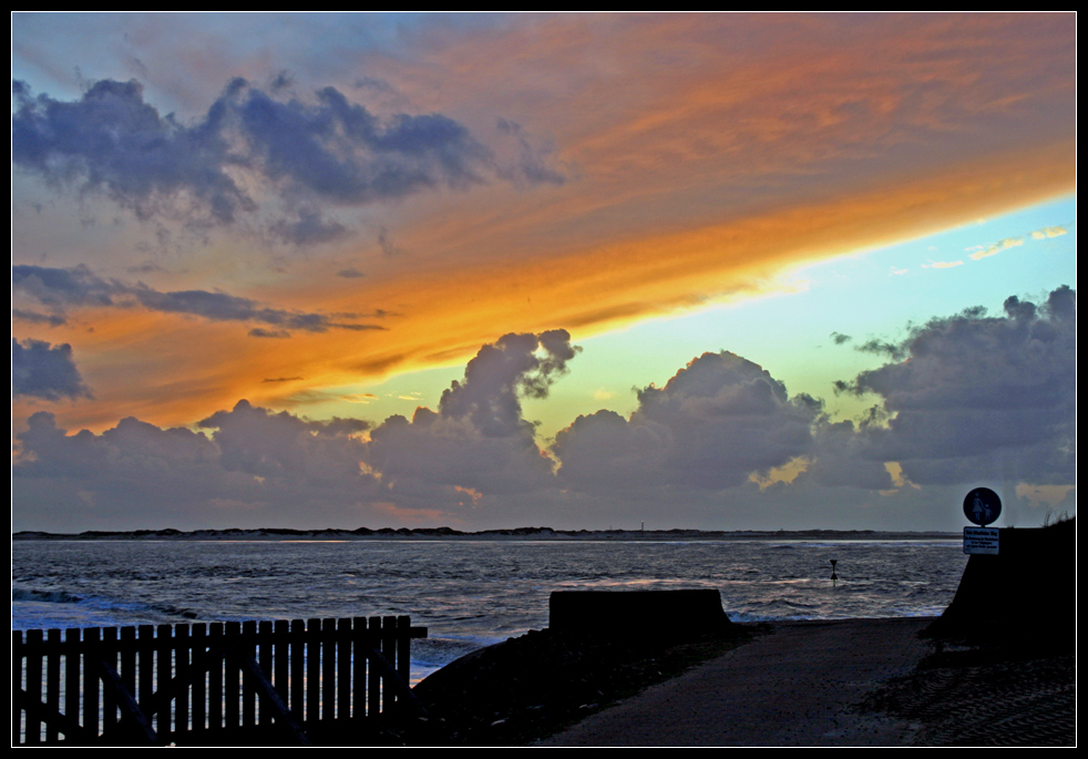 Sonnnenuntergang am Meer