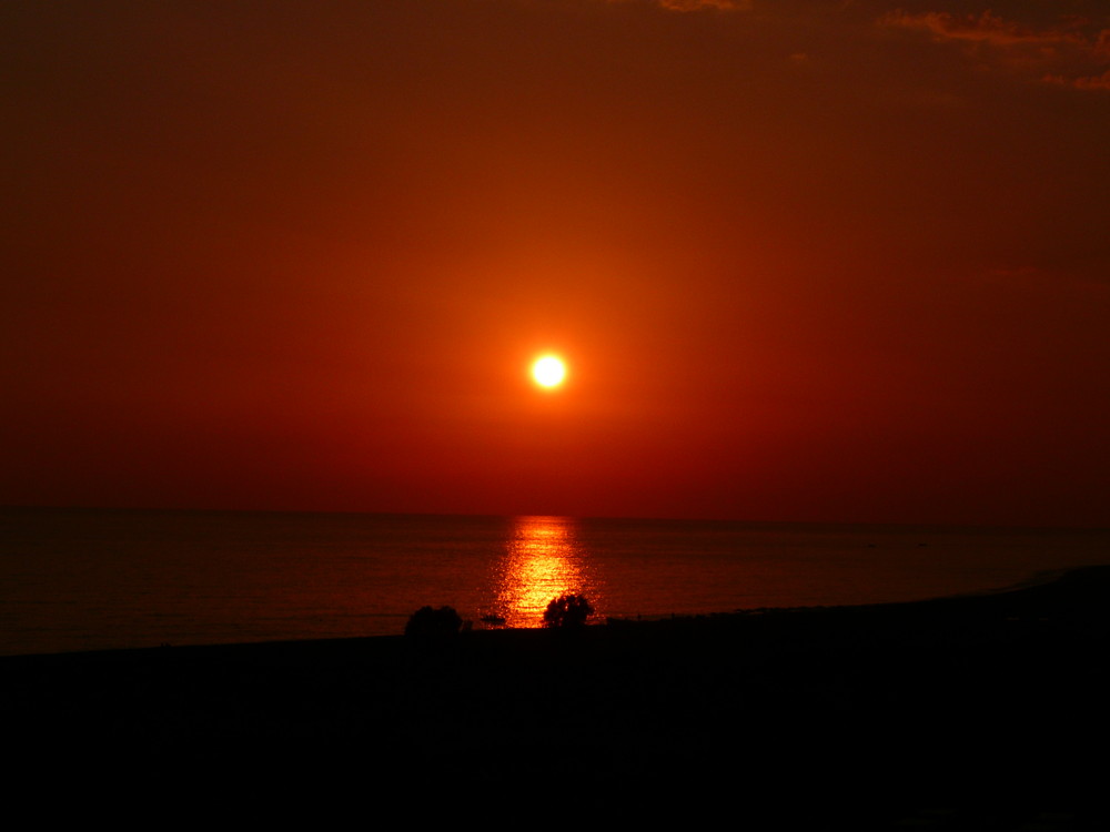 sonnnenuntergang am meer