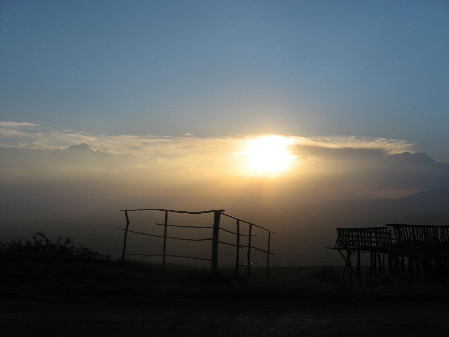 Sonnnenuntergang am Rift-Valley