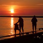 Sonnnenuntergang im Sommer. 02 auf Borkum