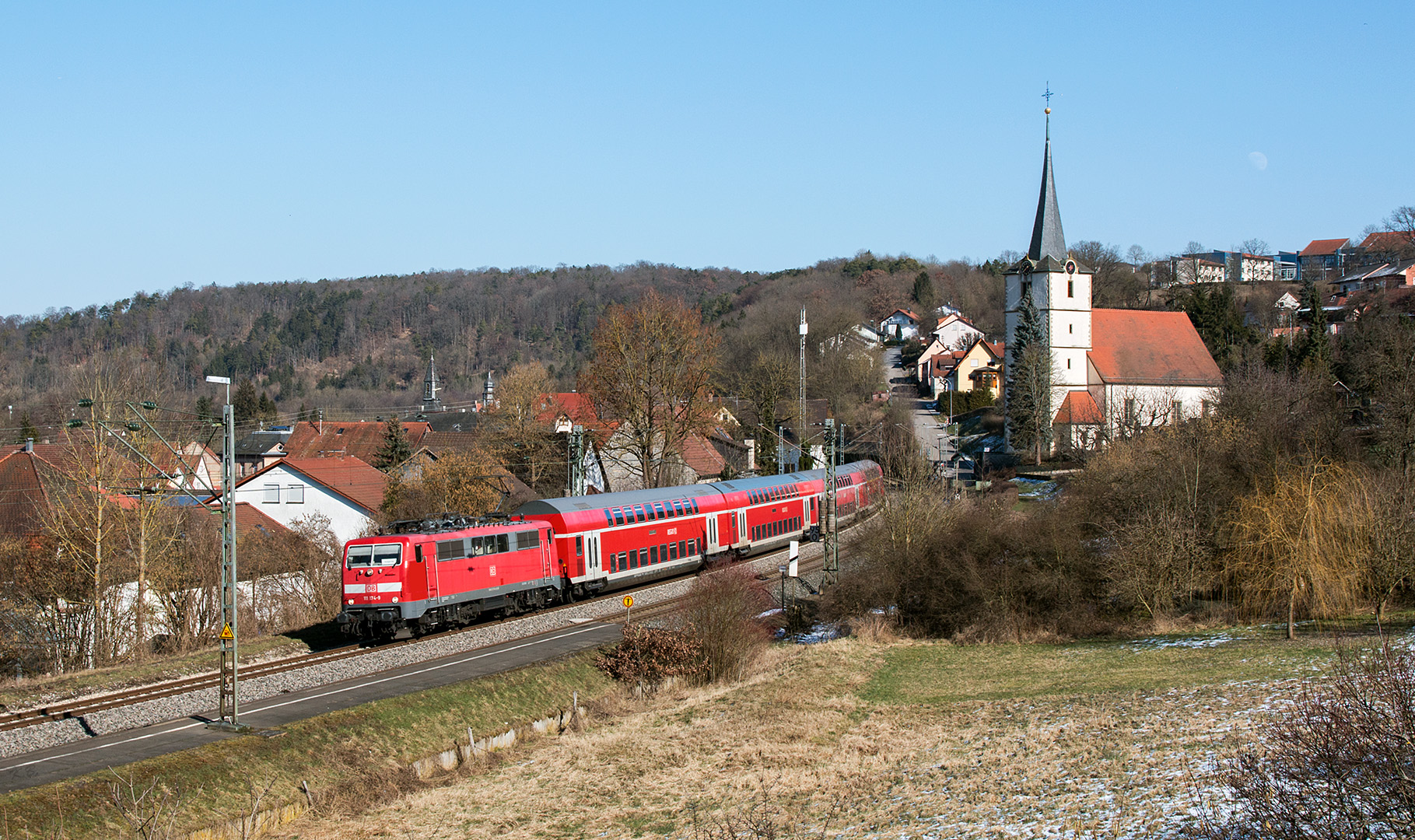 Sonntägliche Frankenbahn