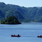 Sonntägliche Paddeltour auf dem Derwent Water bei Keswick