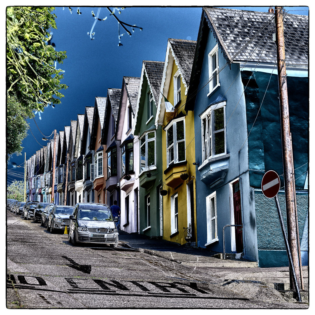 Sonntag abstrakt - Straße in Cobh