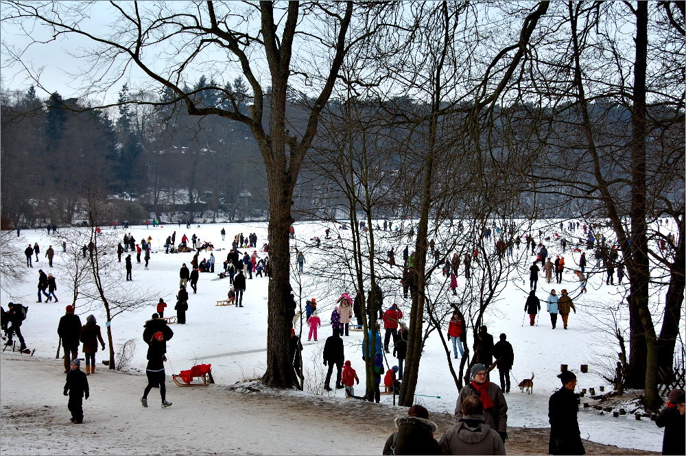 Sonntag auf dem Eis