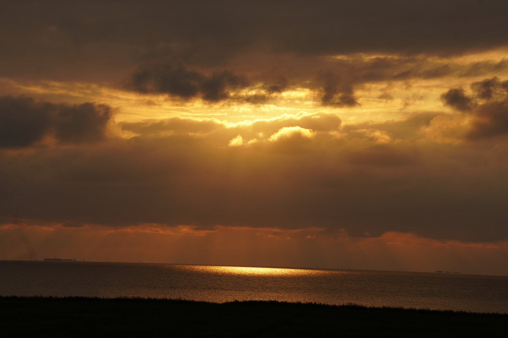 Sonntag mit Sonne - Abendsonne an der Nordsee