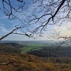 Sonntag mit Sonne: Blick vom Hohenstein/Süntel