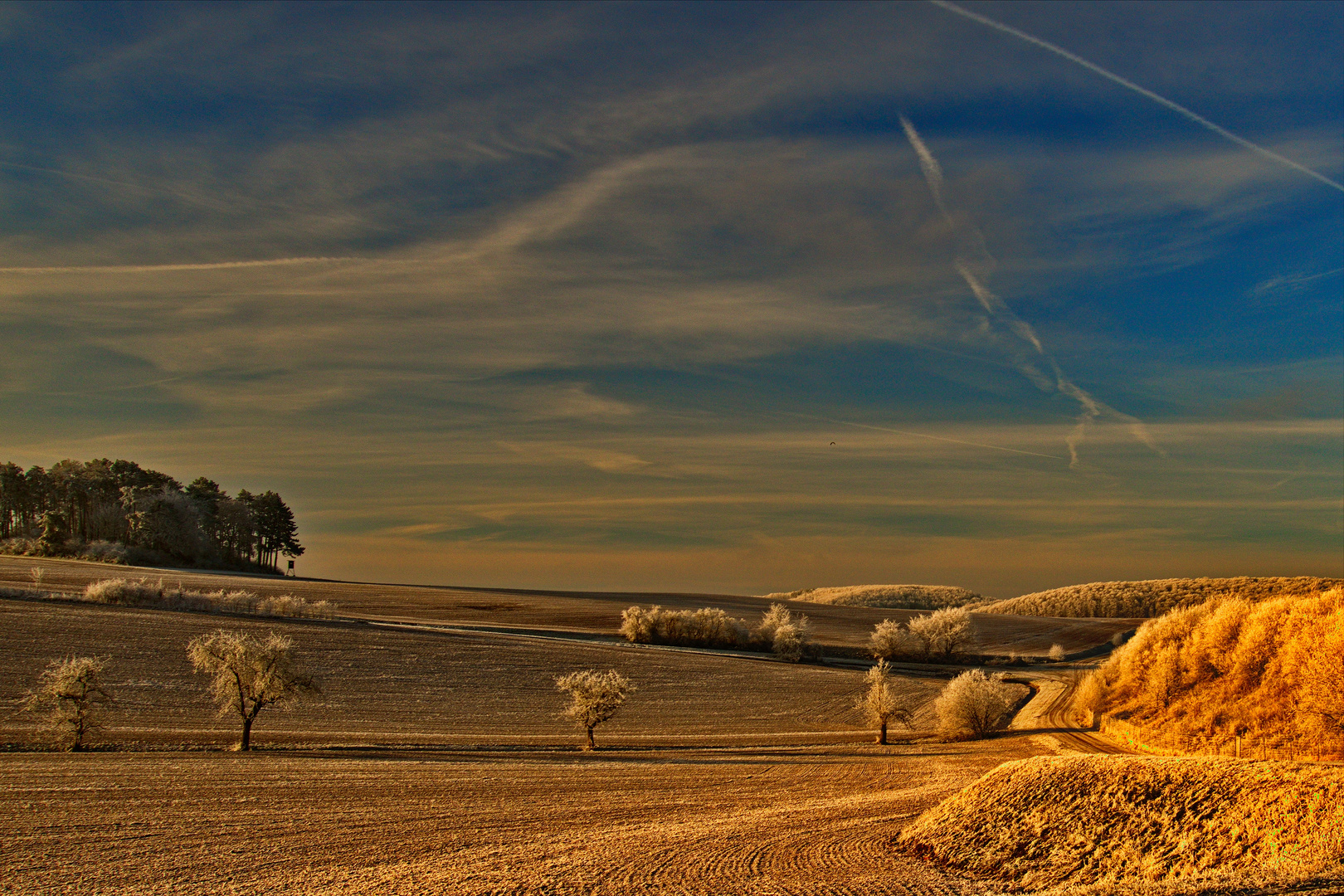 Sonntag mit Sonne - Das Eichsfeld im winterlichen Sonnenlicht 