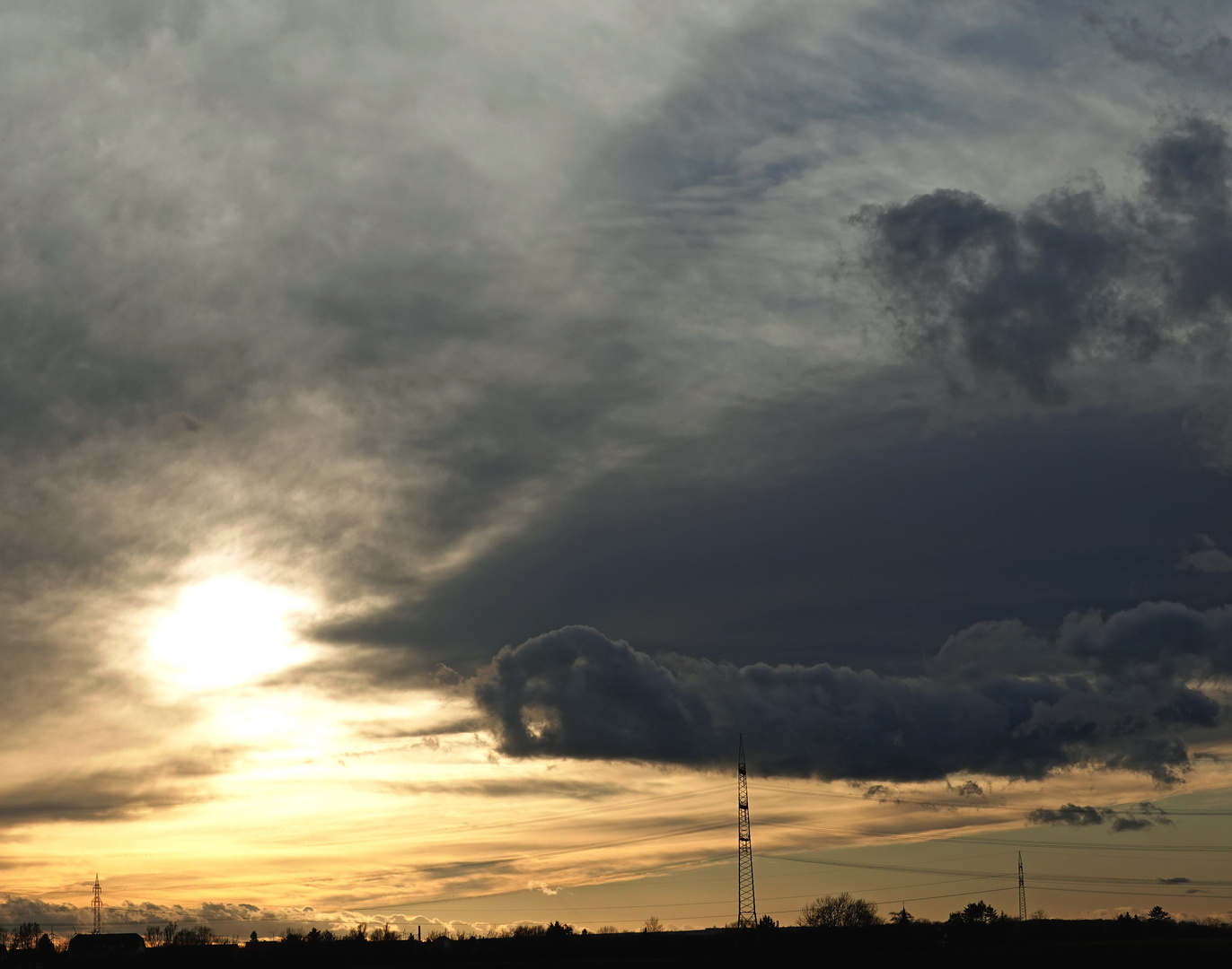 Sonntag mit Sonne - Sonnenuntergang