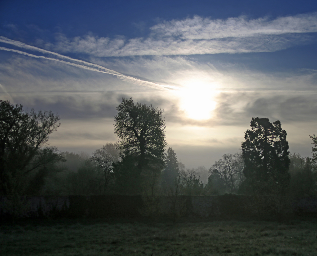 Sonntag mit Sonne ... und Morgennebel