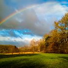 "Sonntag mit Sonne"  und Regenbogen