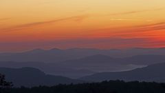 Sonntag morgen (gestern) in Tschechien 6.30 Uhr auf der Nollendorfer Höhe...