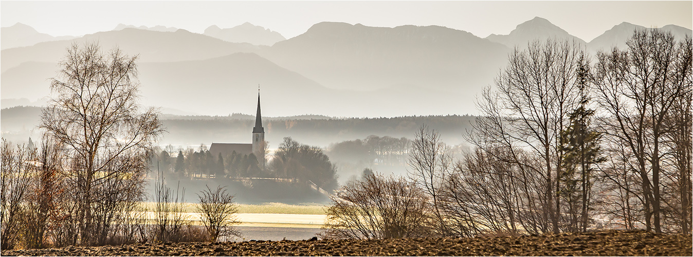 Sonntag Morgen in Oberbayern