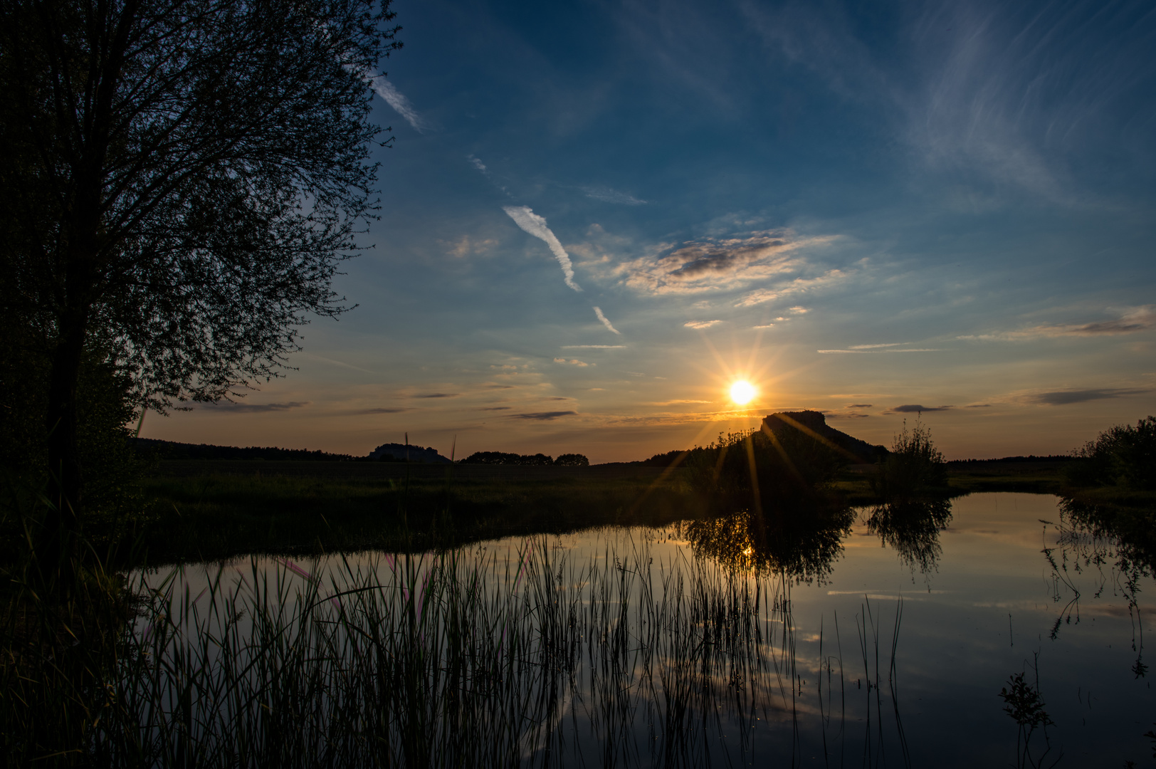 Sonntagabend am Teich