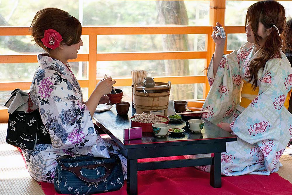 Sonntagmittag in Kyoto