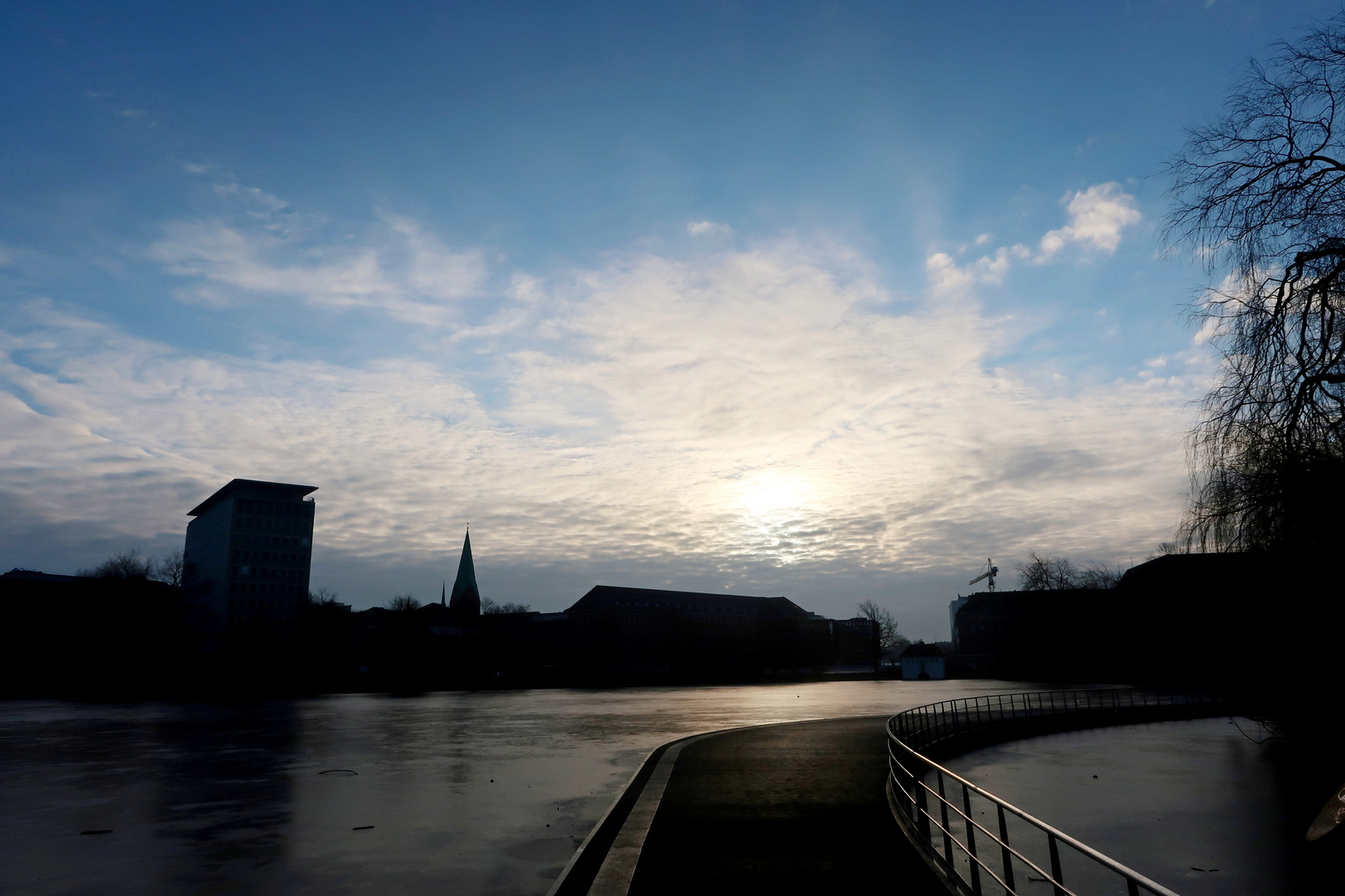 Sonntagmorgen am Kleinen Kiel