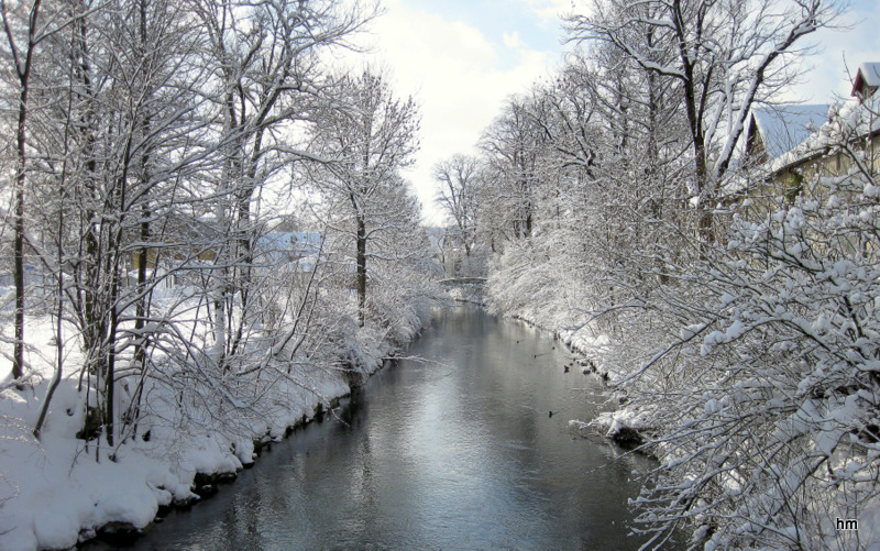 Sonntagmorgen am Ufer der Oberen Argen