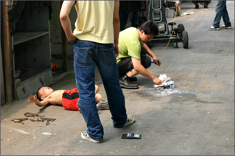 Sonntagmorgens im Hutong - Da gibt es was zum Gaffen