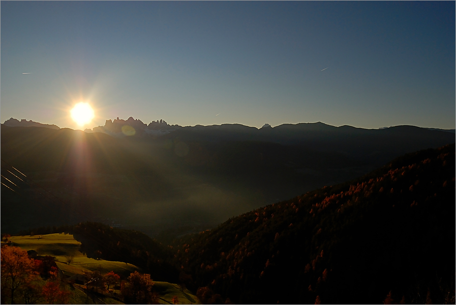 Sonntagmorgens über dem Eisacktal