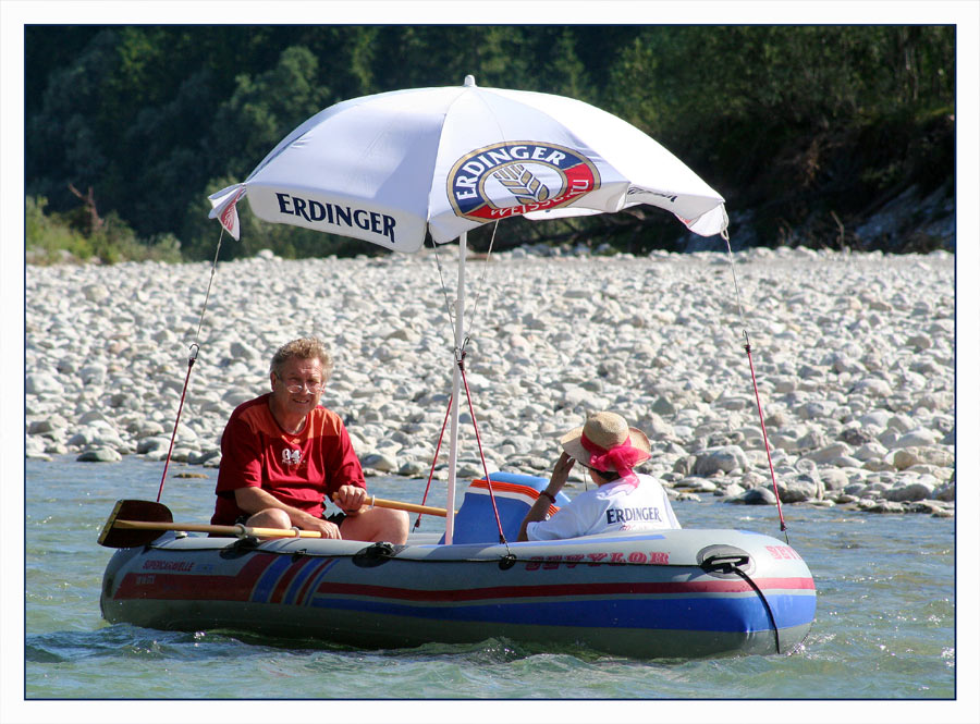 Sonntagnachmittag auf der Isar