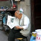 Sonntagnachmittag in den Straßen von Shanghai