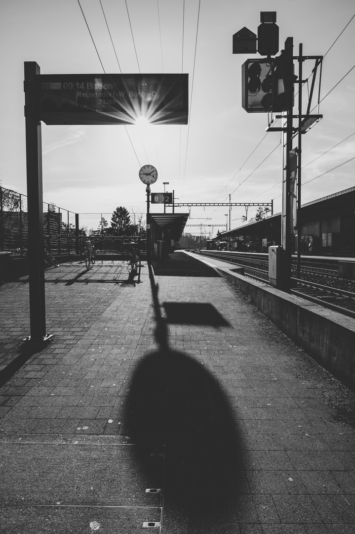 Sonntags morgens am Bahnhof