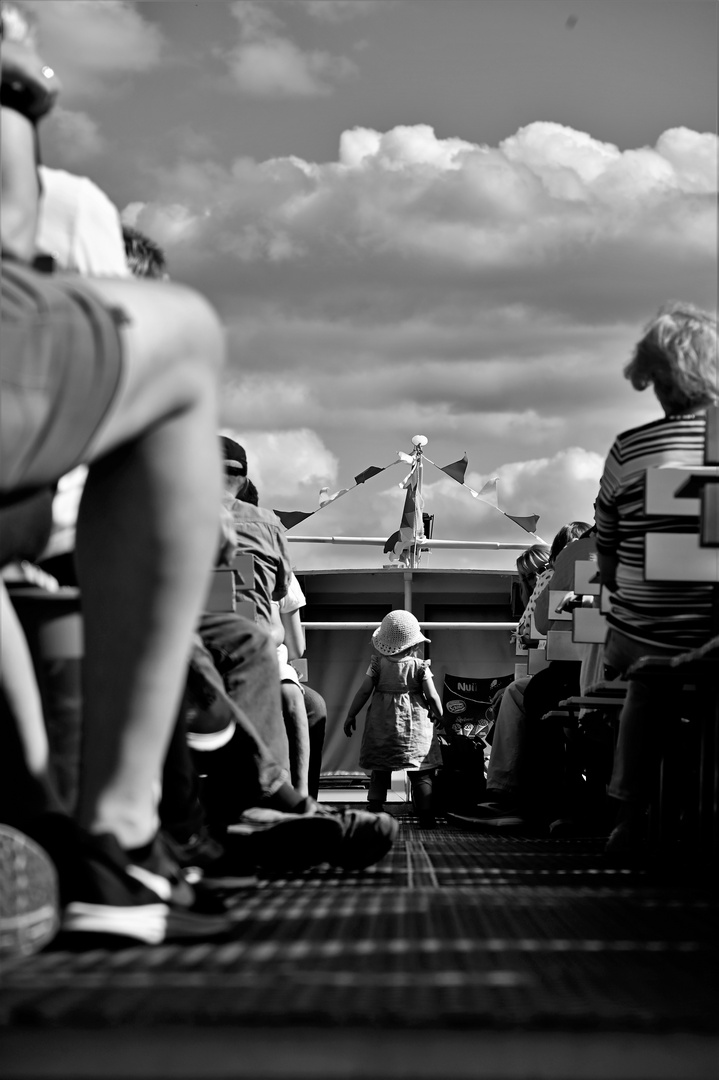 Sonntagsausflug auf dem Schiff