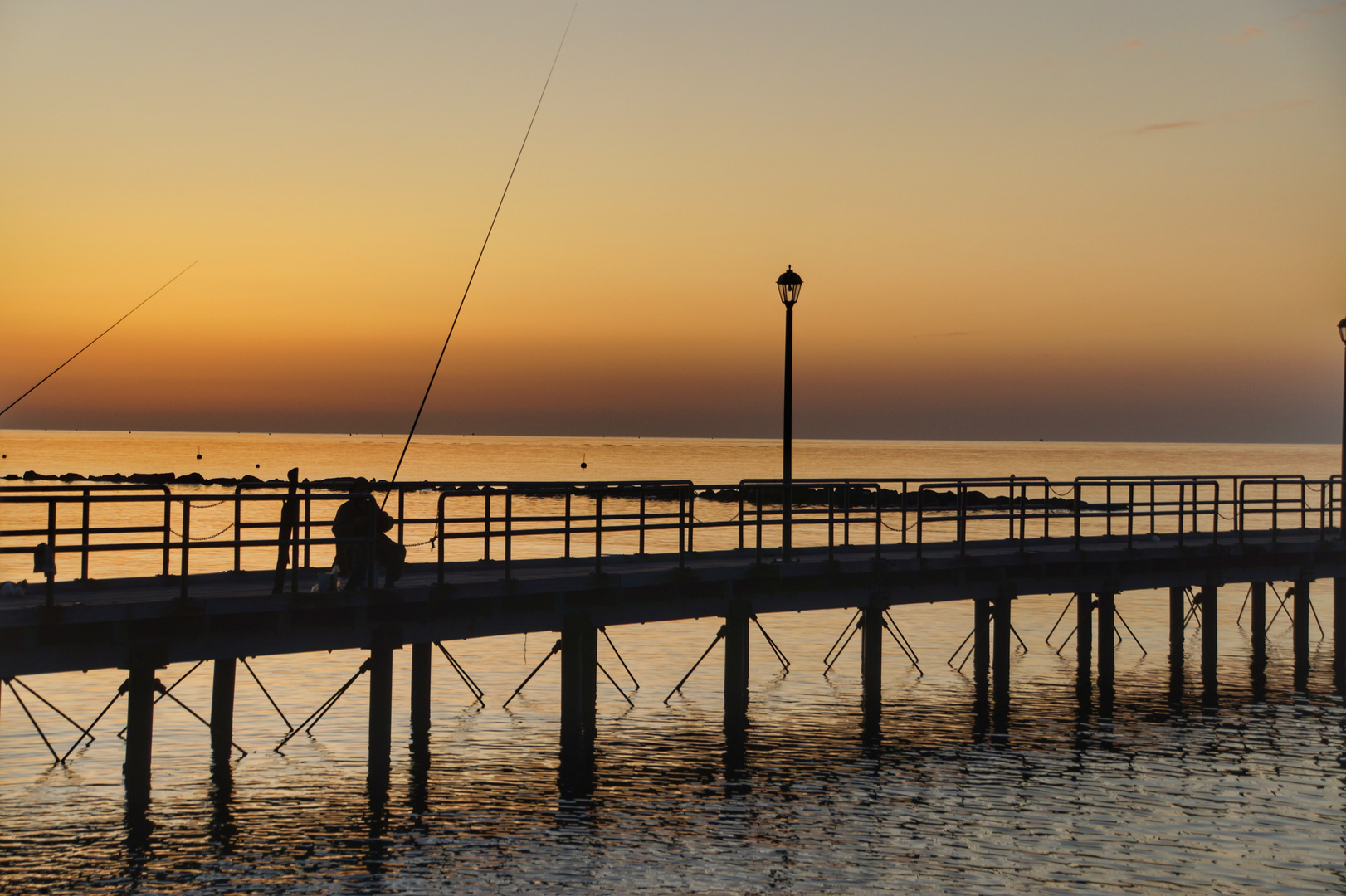 Sonntagsbeschäftigung zum Sonnenaufgang