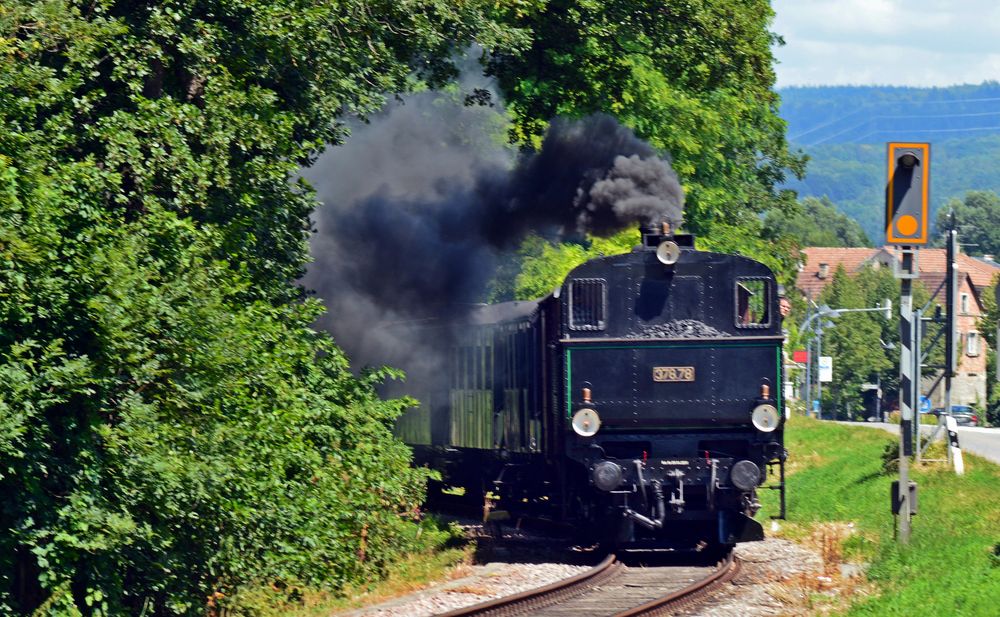 Sonntagsdampf - LOK 378.78 bei Binzen