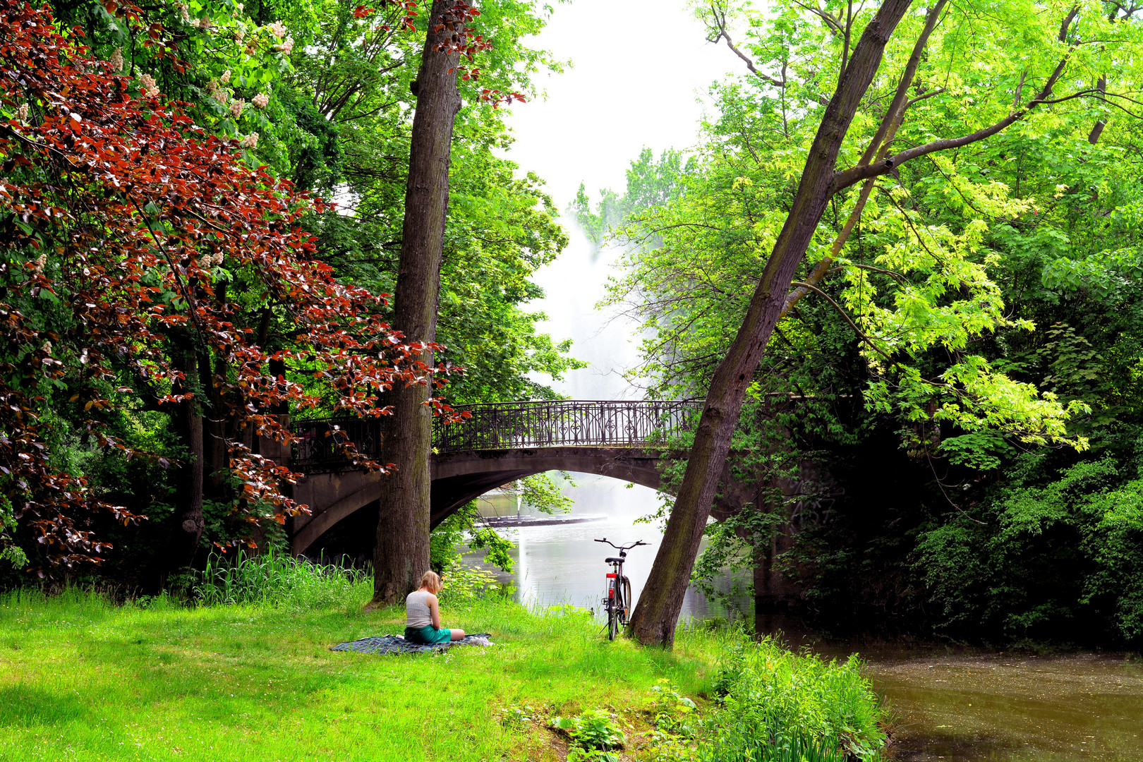 Sonntagsidylle Leipzig Palmenpark