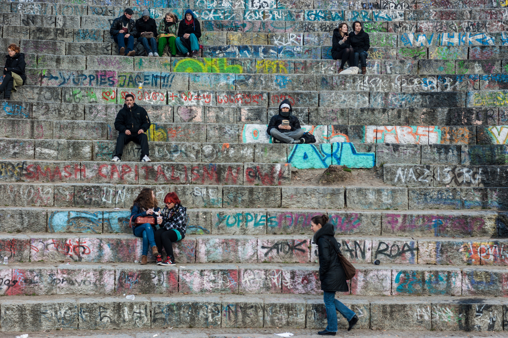 Sonntagsnachmittagschillen im Berliner Mauerpark