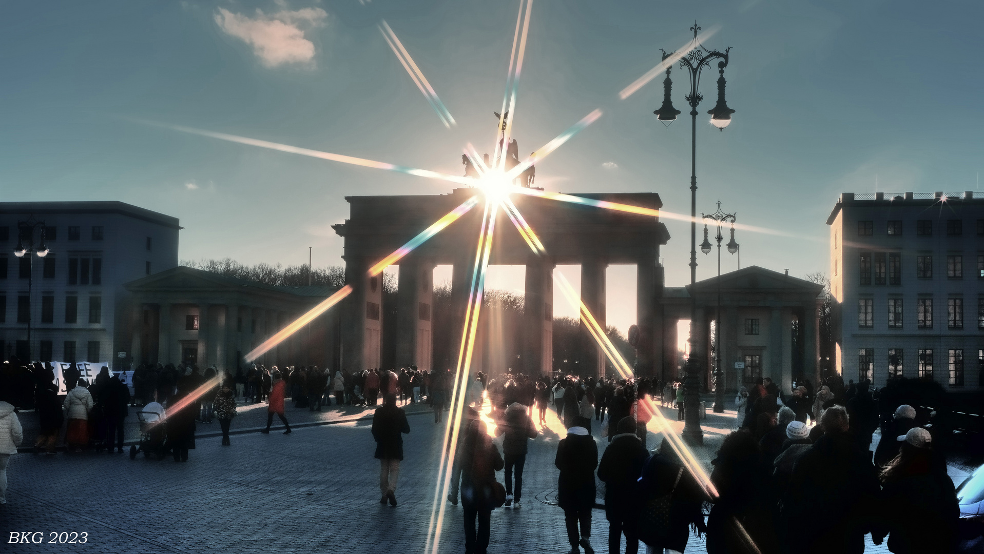 Sonntagsspaziergang durchs Brandenburger Tor 