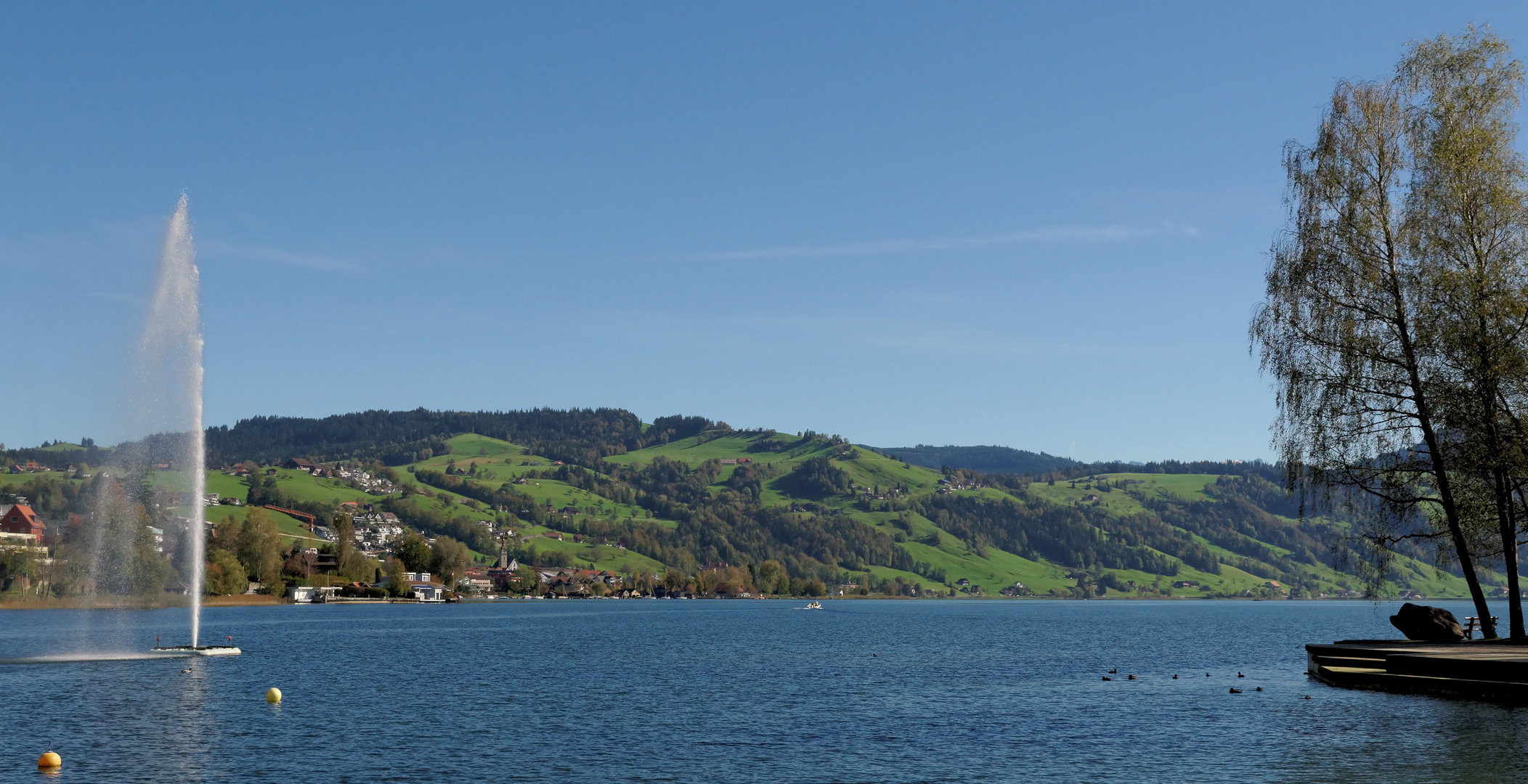 Sonntagswetter am Aegerisee