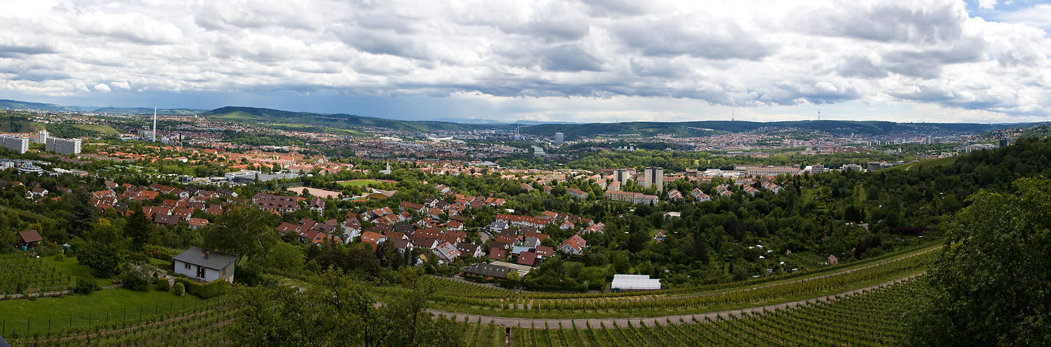 Sonntagswolken über Stuttgart