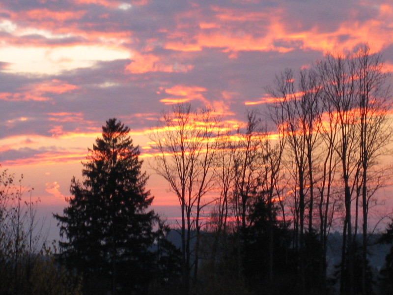 Sonnuntergang im Allgäu