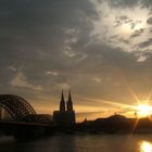 Sonnuntergang in Köln