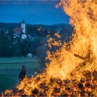 Sonnwendfeuer auf der Ludwigshöhe