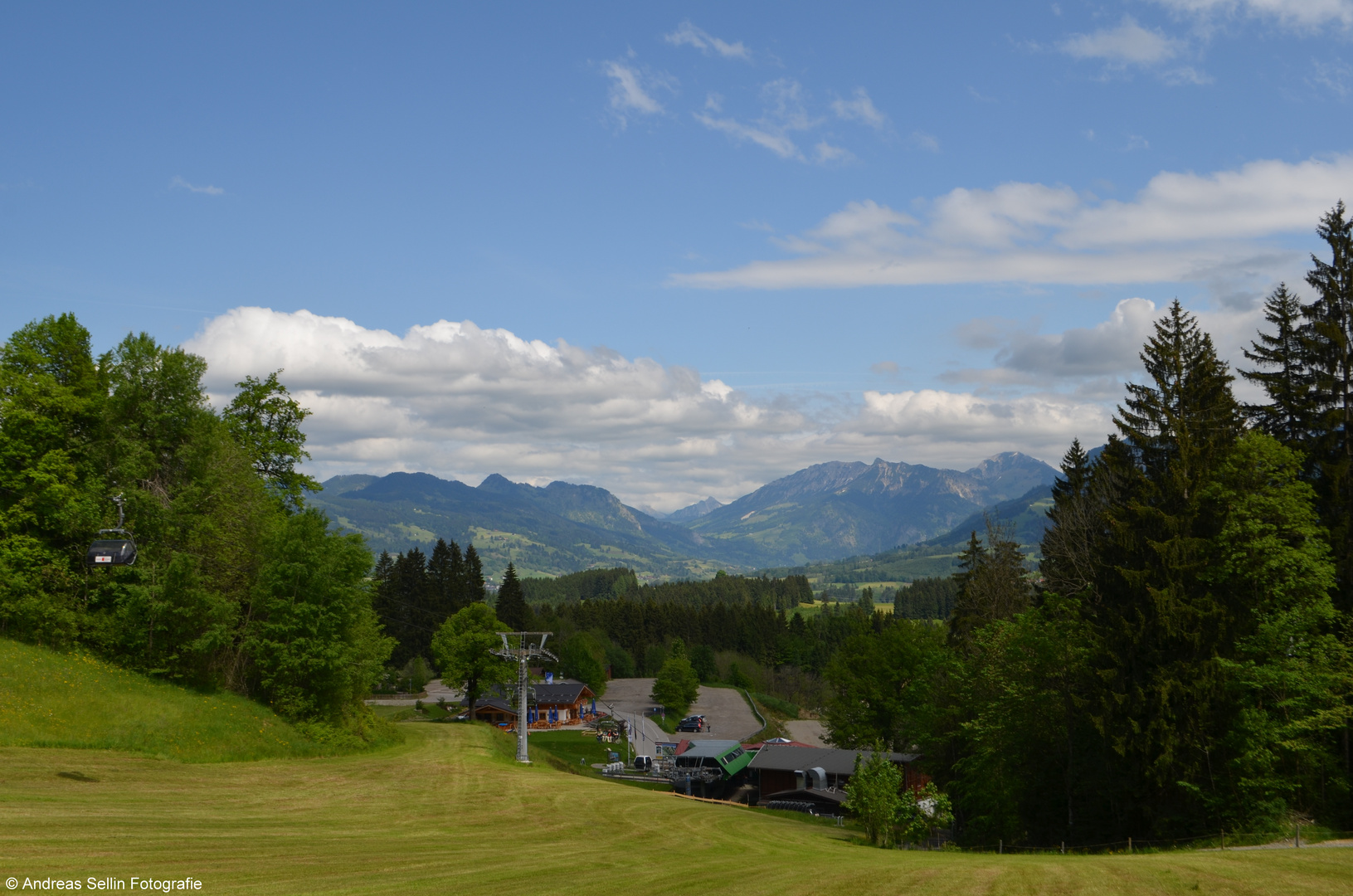 Sonthofen, Blick auf die Talstation