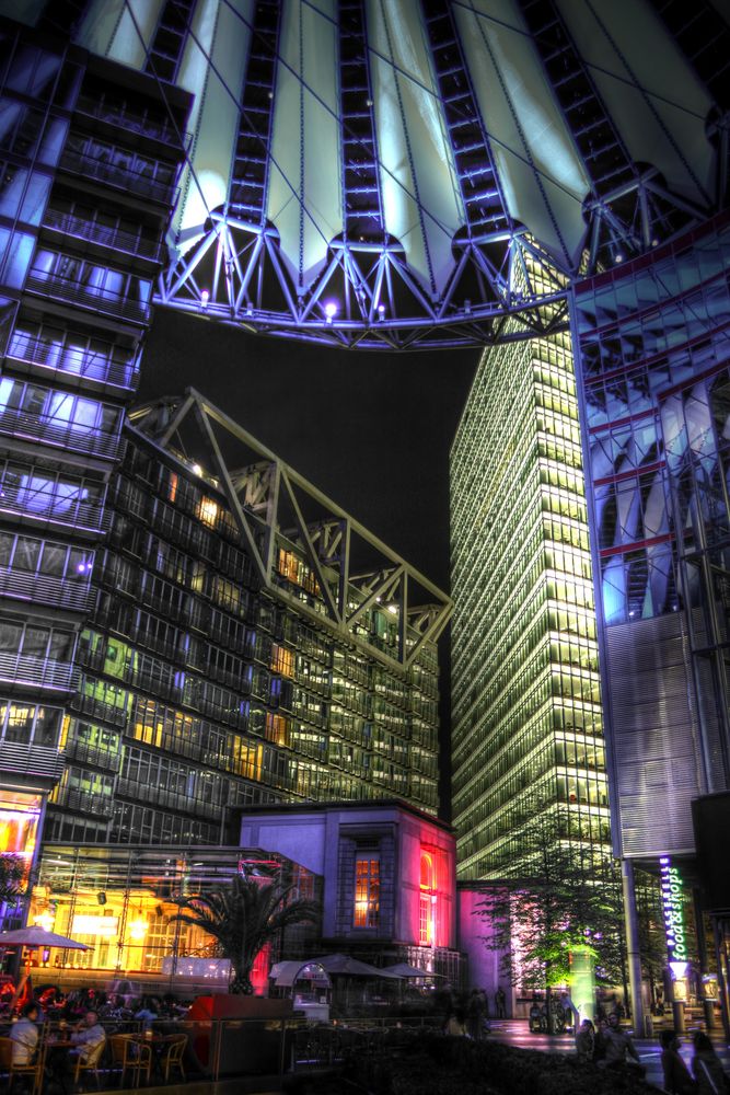 Sony Center am Potsdamer Platz in Berlin   [HDRi]