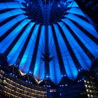 Sony Center at night