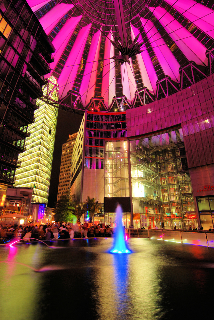 Sony Center Berlin Springbrunnen