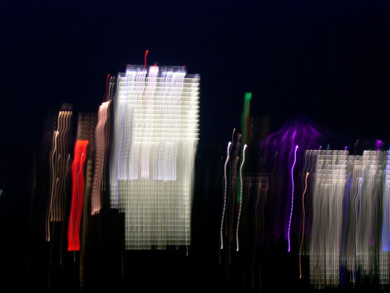 Sony Center by night